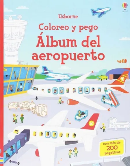 Album del Aeropuerto. Coloreo y Pego