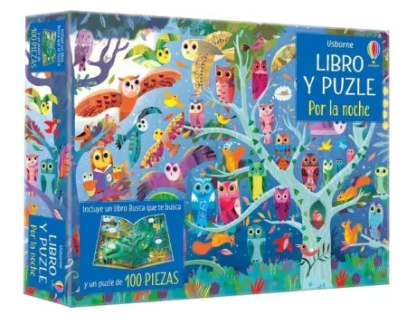 Por la Noche. Libro y Puzzle