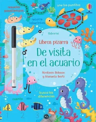De Visita en el Acuario. Libro Pizarra
