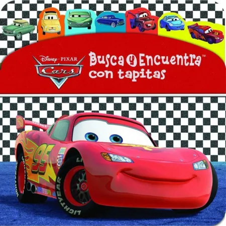 Cars. Busca y Encuentra con Tapitas. Cartone