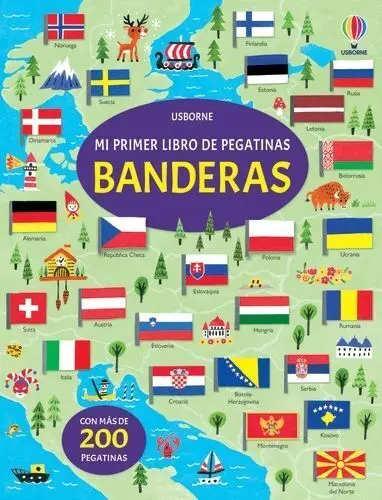Banderas mi Primer Libro de Pegatinas