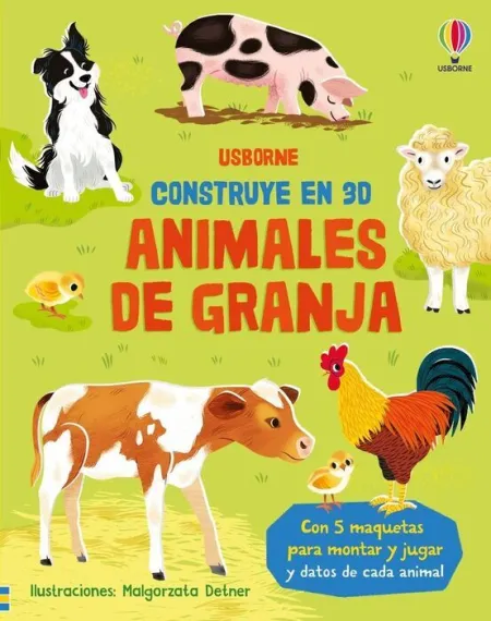 Animales de Granja. Construye en 3D