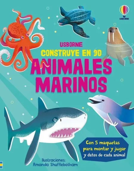 Animales Marinos. Construye en 3D