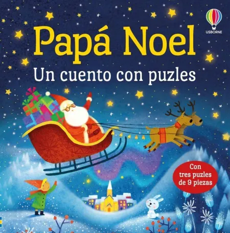Papa Noel Cuento con Puzles