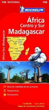 012 Mapa Africa Centro y Sur Madagascar -Michelin