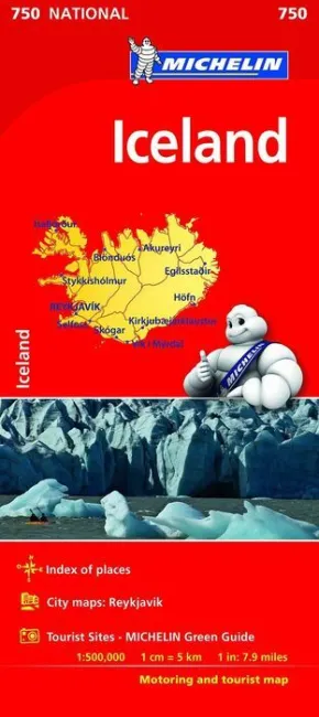 017 N750 Iceland. Mapa