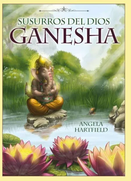 Susurros del Dios Ganesha. Set 50 Cartas Oraculo y Libro Guia