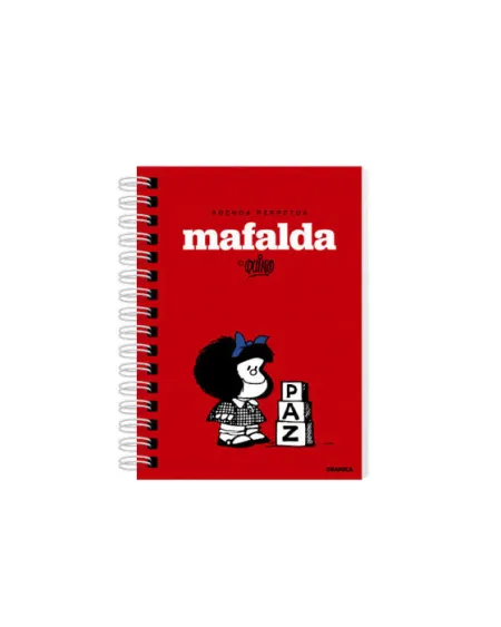 Mafalda Agenda Perpetua Anillada Paz