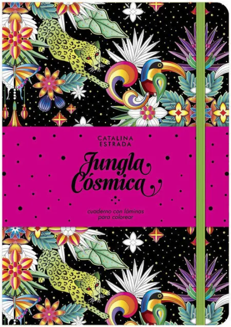 Jungla Cósmica. Cuaderno con Láminas para Colorear