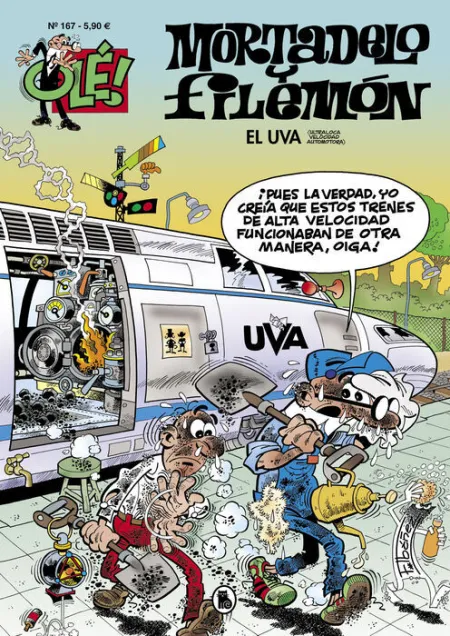 El u. v. a. (Ultraloca Velocidad Automotora) (Olé! Mortadelo 167)