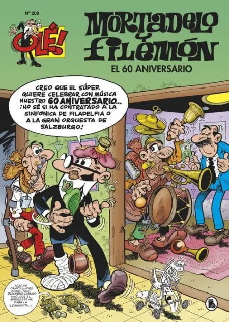 Mortadelo y Filemón. El 60 Aniversario (Olé! Mortadelo 209)