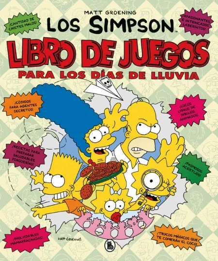 Libro de Juegos para los Días de Lluvia (Los Simpson. Actividades)