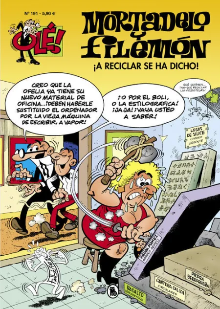 Ole Mortadelo 191. A Reciclar se Ha Dicho