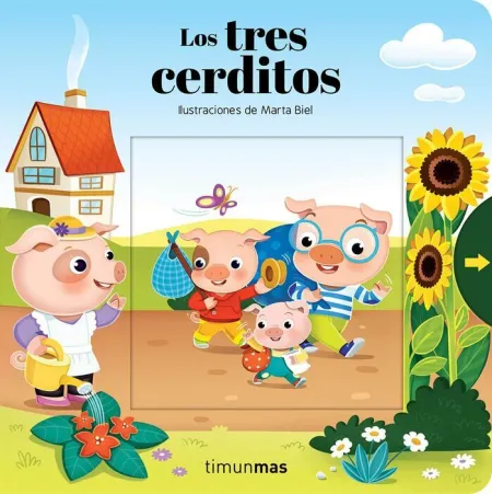 Los Tres Cerditos. Cuento con Mecanismos
