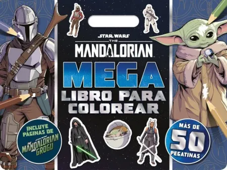 Star Wars. The Mandalorian. Megalibro para Colorear