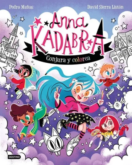 Anna Kadabra. Conjura y Colorea