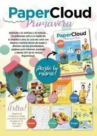 Paper Cloud Primavera. Dy Revista Creativa, Manualidades y Pasatiempos