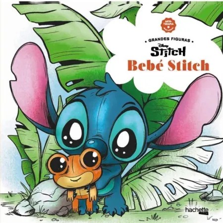 Arteterapia, Dibujos Antiestres. Grandes Figuras: Bebe Stitch