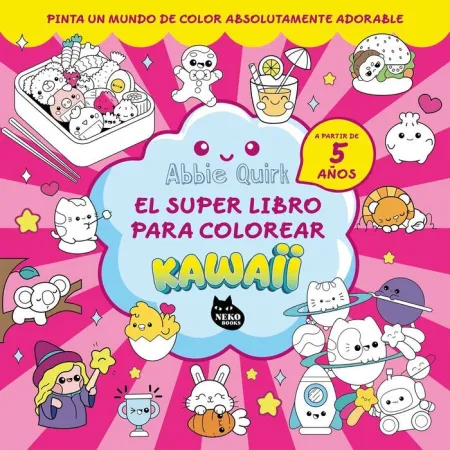 El Super Libro para Colorear Kawaii