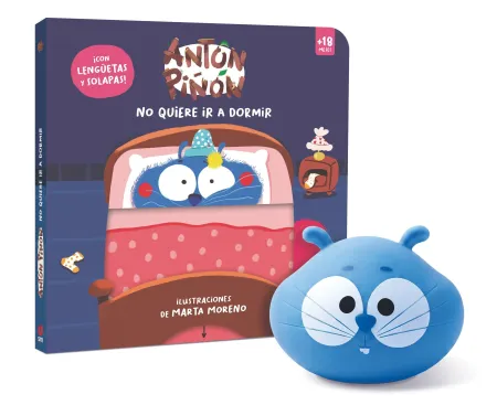 Pack Antón Piñón no Quiere Ir a Dormir + Lámpara