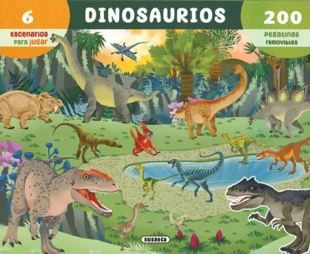 Dinosaurios 200 Pegatinas Removibles Ref 3767-1