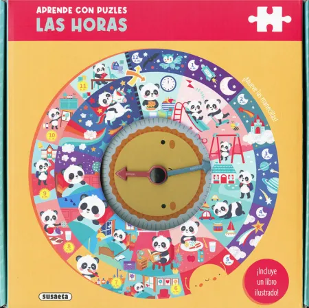 Las Horas con el Panda. Aprende con Puzles