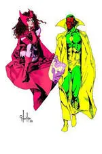 Vision y Bruja Escarlata