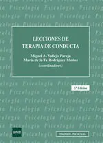 023 Lecciones de Terapia de Conducta 3º Edic