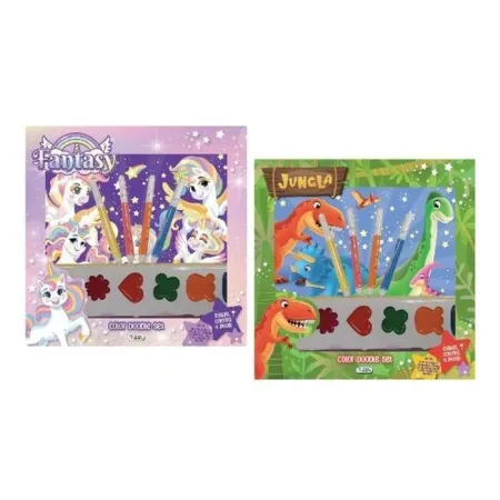 Color Doodle Set. Fantasy - Jungle