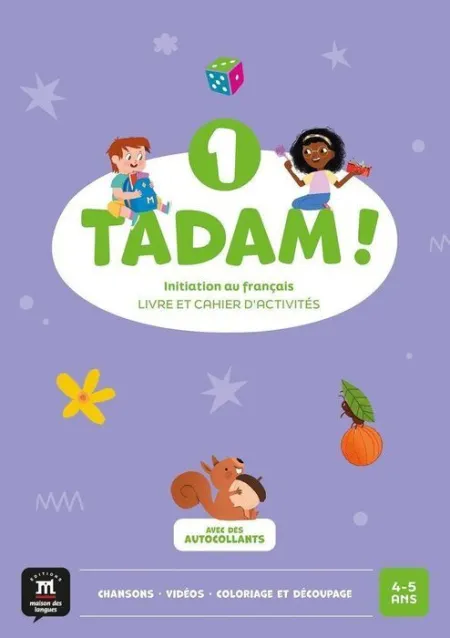 Tadam! 1. Livre Et Cahier D'activites