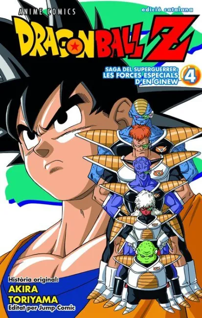Bola de Drac Z Anime Comics Forces Especials Ginew Nº 04/06