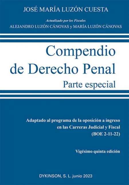 023 Compendio de Derecho Penal Parte Especial Ed 2023
