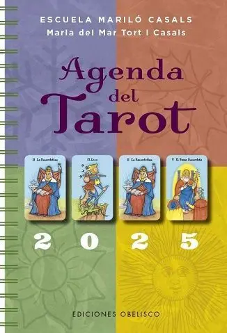 2025 Agenda del Tarot A5 S/V C/ Anillas