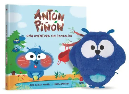 Pack de Antón Piñón una Aventura sin Pantalón Libro+Muñeco