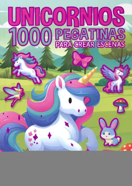 Unicornios. 1000 Pegatinas para Crear Escenas Ref. 3698-02