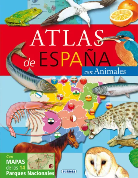 Atlas de España con Animales Ref. s-2182003