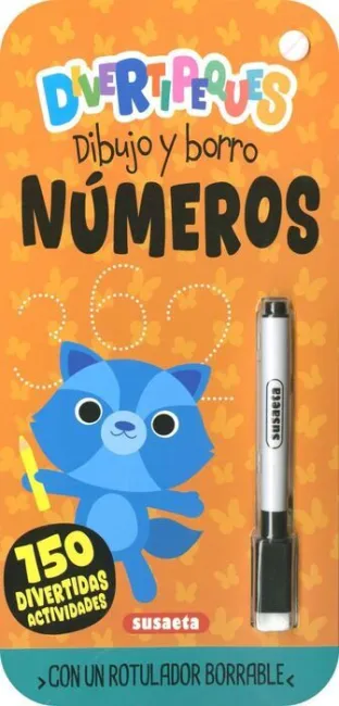 Números. Dibujo y Borro con un Rotulador Borrable Ref 3744-06