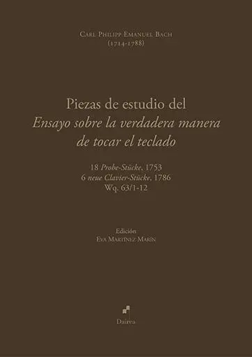 Piezas de Estudio del Ensayo Sobre la Verdadera Manera de Tocar el Teclado