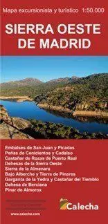 Sierra Oeste de Madrid. Mapa Excursionista y Turistico
