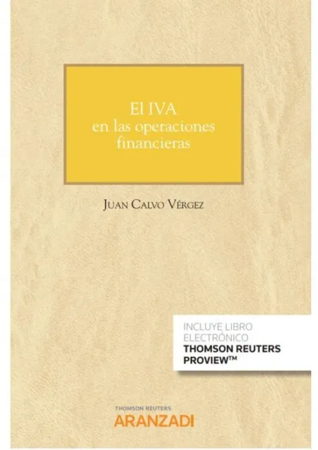 El Iva en las Operaciones Financieras (Papel + E-Book)