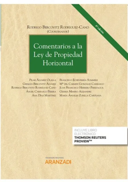 Comentarios a la Ley de Propiedad Horizontal (Papel + E-Book)