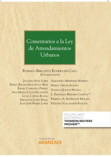 Comentarios a la Ley de Arrendamientos Urbanos (Papel + E-Book)