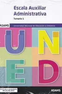 019 T1 Auxiliares Administrativos Universidad Nacional de Educacion a Distancia (Uned)