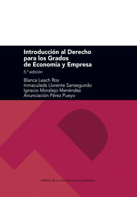 Introduccion Al Derecho para los Grados de Economia y Empres