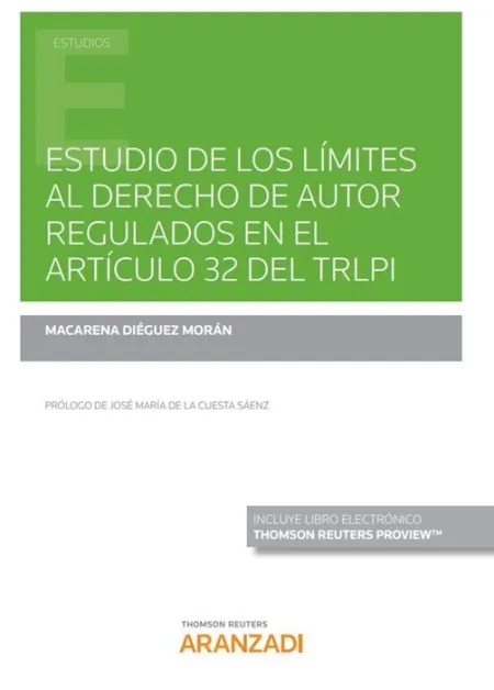 Estudio de los Límites Al Derecho de Autor Regulados en el Artículo 32 del Trlpi