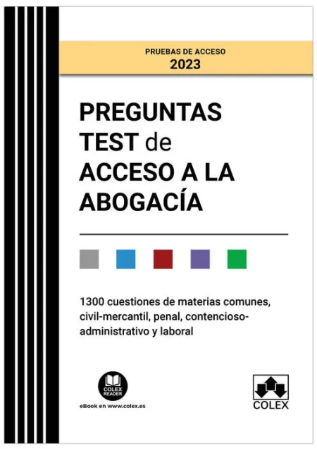 023 Preguntas Test de Acceso a la Abogacia