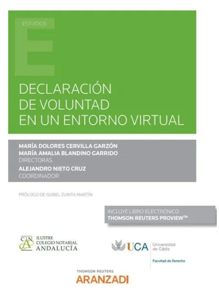 Declaración de Voluntad en un Entorno Virtual (Papel + E-Book)