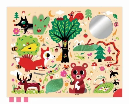 Mi Tapiz de Juego de los Animales del Bosque