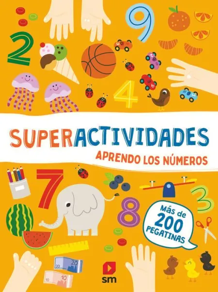 Aprendo los Números Superactividades con Pegatinas