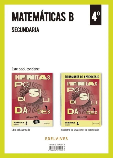 026 4Eso Opcion B Matemáticas - Proyecto Fanfest Libro del Alumno + Cuaderno